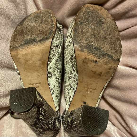 BCBGMAXAZRIA Snakeskin Slingback Platform Heels – Size 8.5 - Picture 3 of 4